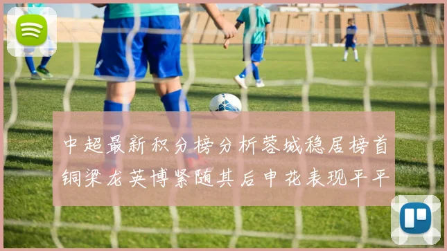 中超最新积分榜分析蓉城稳居榜首铜梁龙英博紧随其后申花表现平平仍需努力